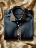 Men's Silk Long Sleeve Shirt