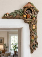 🍄Charming Woodland Mole Door Corner Decor