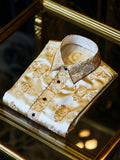 Men's Satin Long Sleeve Shirt