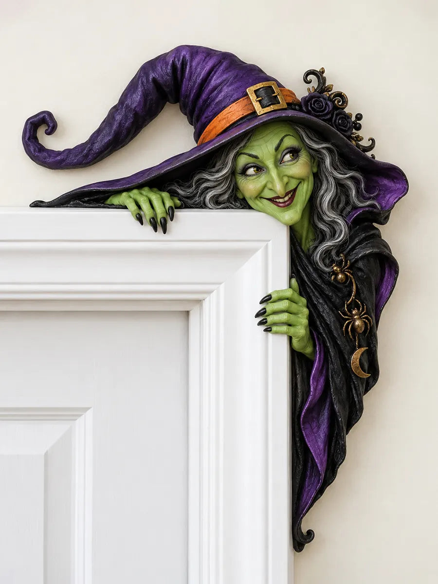 🔮Spooky Wicked Witch Door Corner Sign