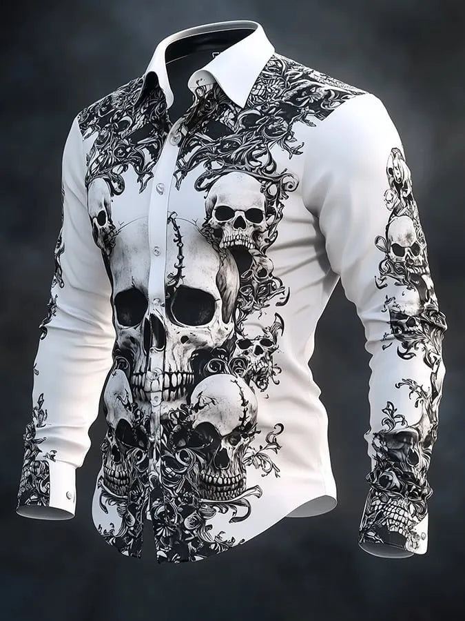 Men's Retro Gothic Dark Shirt