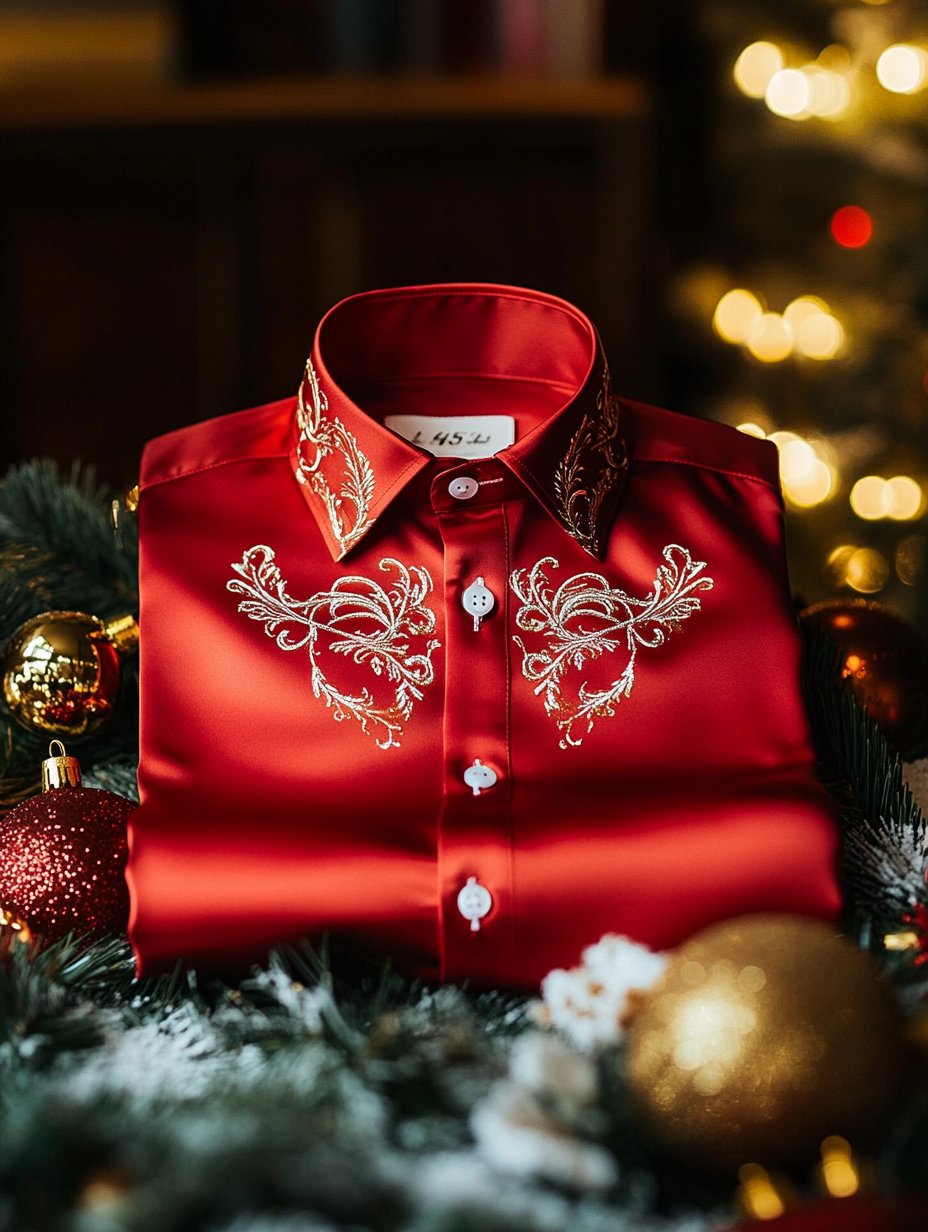 Men's Silk Classic Long Sleeve Shirt