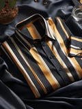 Men's Plaid Business Long Sleeve Shirt