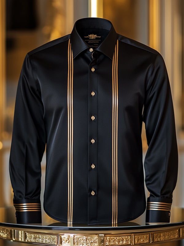 Men's Silk Long Sleeve Shirt