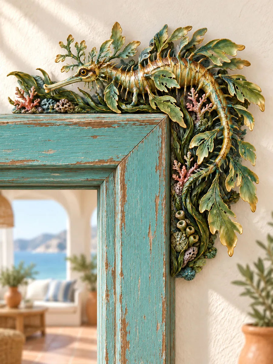Leafy Seadragon Coral Reef Door Frame Corner Ornament