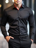 Men's Geometric Design Casual Shirt