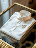 Men's Satin Luxury Business Long Sleeve Shirt