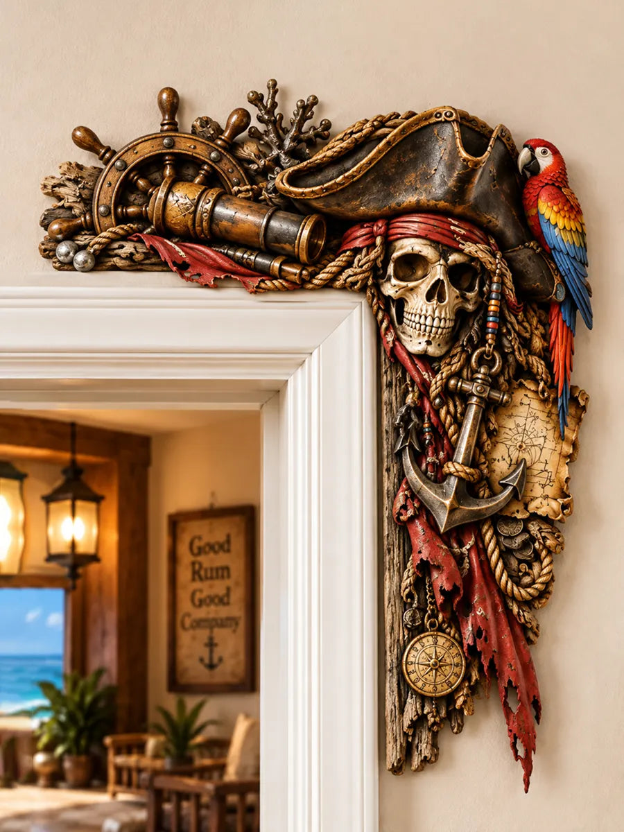 Pirate Nautical Art Door Corner Decor