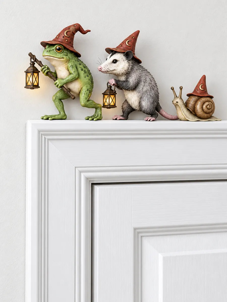 🌟Whimsical Wizard Animal Door Frame Corner Decor