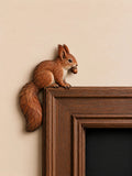 Squirrel with Acorn Door Frame Corner Decor
