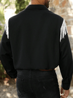 Men's Striped Business Casual Shirt