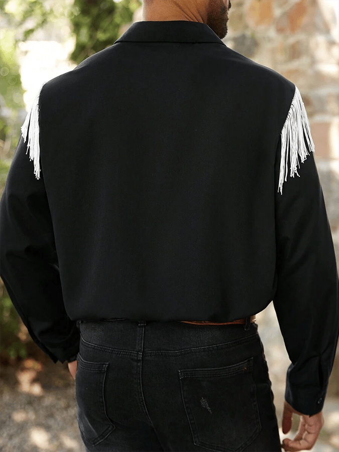 Men's Striped Business Casual Shirt