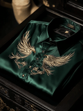 Men's Satin Wing Luxury Business Long Sleeve Shirt