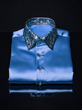 Men's Satin Long Sleeve Shirt