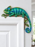 🌿Vibrant Chameleon Door Frame Corner Decor