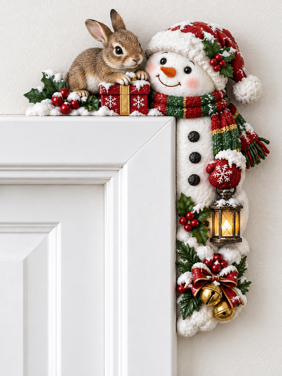 ⛄ Bunny & Snowman Door Frame Topper