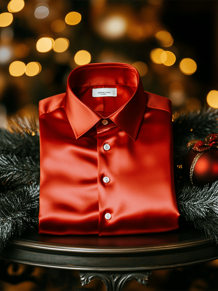 Men's Silk Classic Long Sleeve Shirt