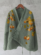 Vintage Japanese Art Pomegranate Design Kimono