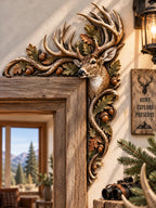 🦌 Woodland Deer Corner Door Frame Decor