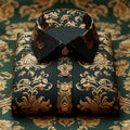 Men's Light Striped Print Shirt
