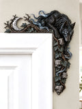 Moonlit Phantom Hound Door Frame Corner Decor