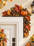 Autumn Pumpkin & Maple Leaf Door Frame Corner Decor