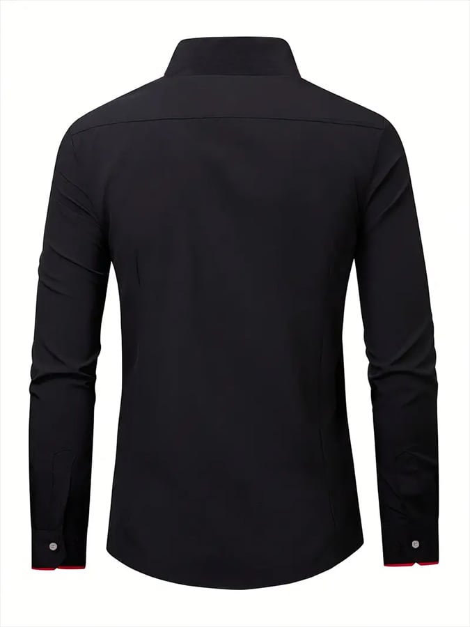 Men's Geometric Design Casual Shirt