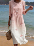 Women's Casual Floral Print Dress