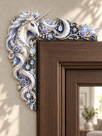 Celestial Rose Unicorn Door Frame Corner Decor
