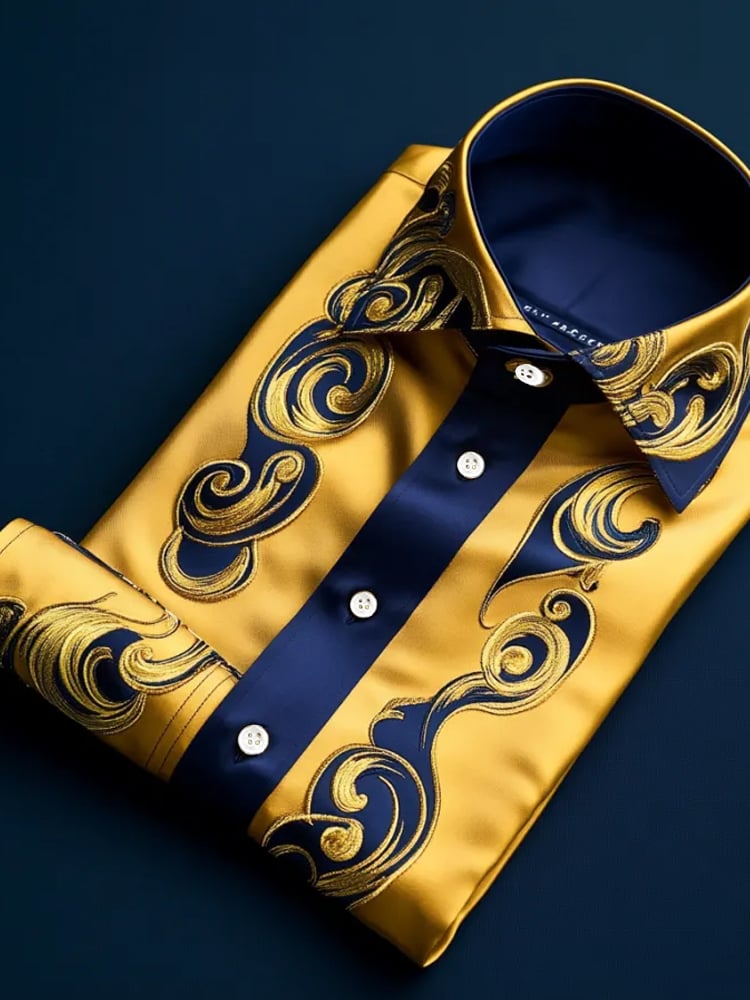 Men's Silk Long Sleeve Shirt