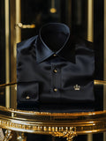 Men's Satin Luxury Business Long Sleeve Shirt