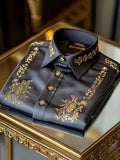 Men's Silk Long Sleeve Shirt