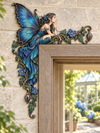 Enchanted Butterfly Fairy Door Frame Corner Decor