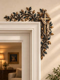 🌿 Christian Cross Door Frame Corner Decor