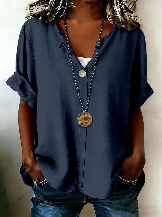 Women's Button-Down Casual Shirt