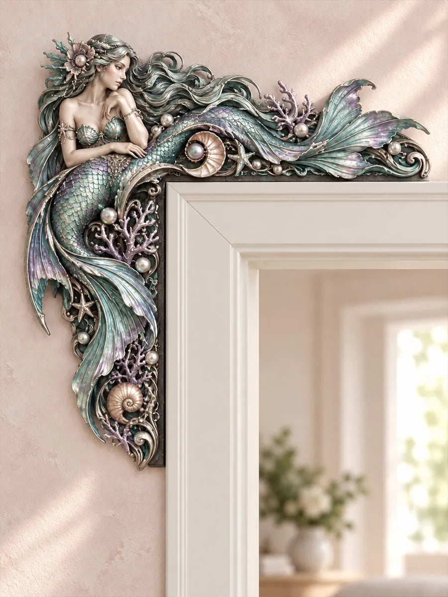 Ocean Pearl Mermaid Door Frame Corner Decor