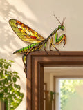 Stained Glass Mantis Door Frame Decor