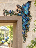 Enchanted Butterfly Fairy Door Frame Corner Decor