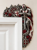 Crusader Knight Door Corner Decor