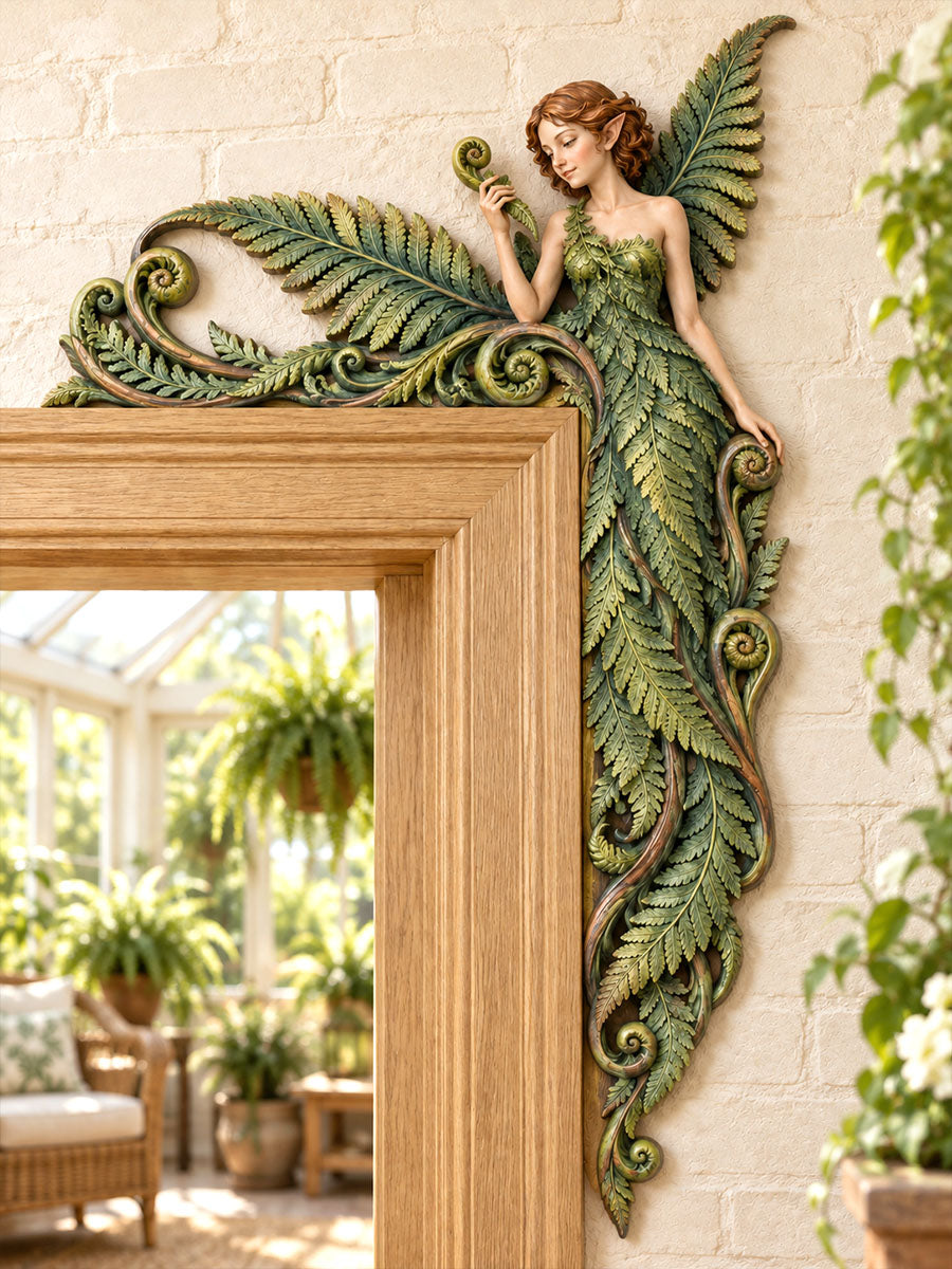 Enchanted Woodland Fairy Fern Door Frame Corner Decor