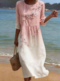 Women's Casual Floral Print Dress