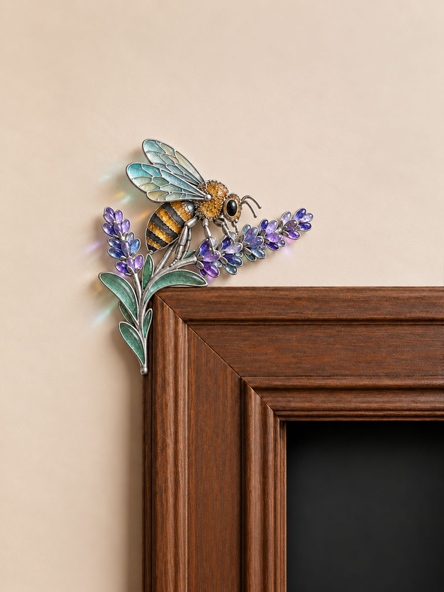 Bee & Lavender Door Frame Corner Decor
