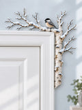 ❄️Handcrafted Winter Birch Branch Door Corner Decor