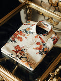 Men's Satin Ukiyo-E Luxury Business Long Sleeve Shirt