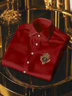 Men's Silk Luxury Business Long Sleeve Shirt