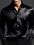 Men's Silk Long Sleeve Shirt