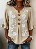 Women'S Casual Printed Top