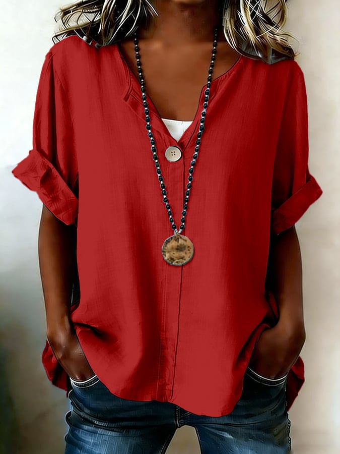 Women's Button-Down Casual Shirt