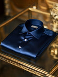 Men's Silk Cross Long Sleeve Shirt