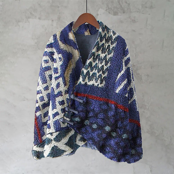 Japanese Geometric Pattern Women's Kimono
